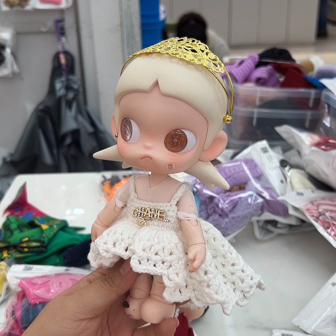 针织连衣裙发箍套装