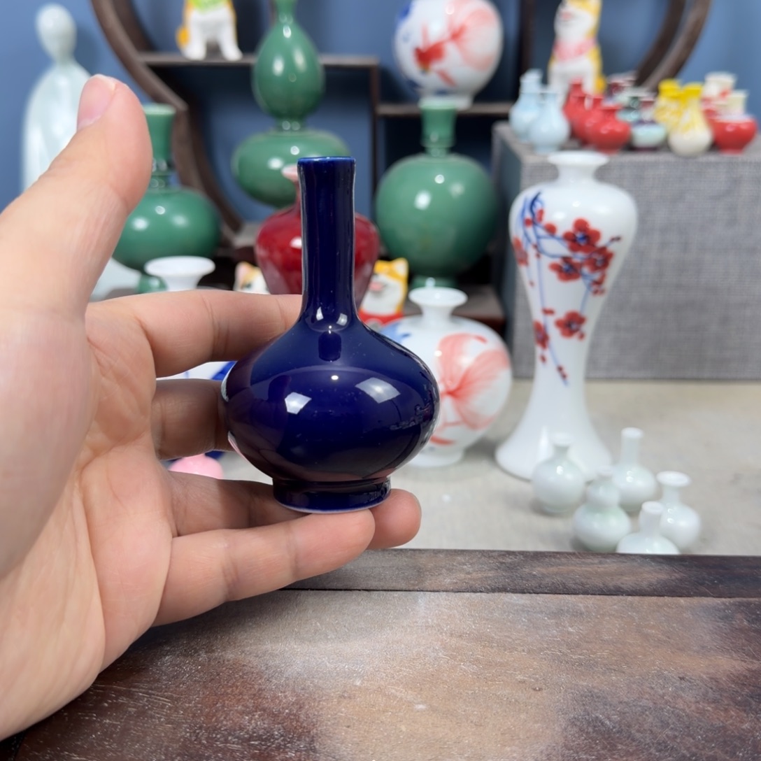 陶瓷手工小花器摆件