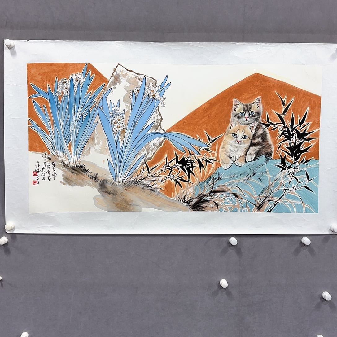 国画国画纯手绘作品请放心去藏