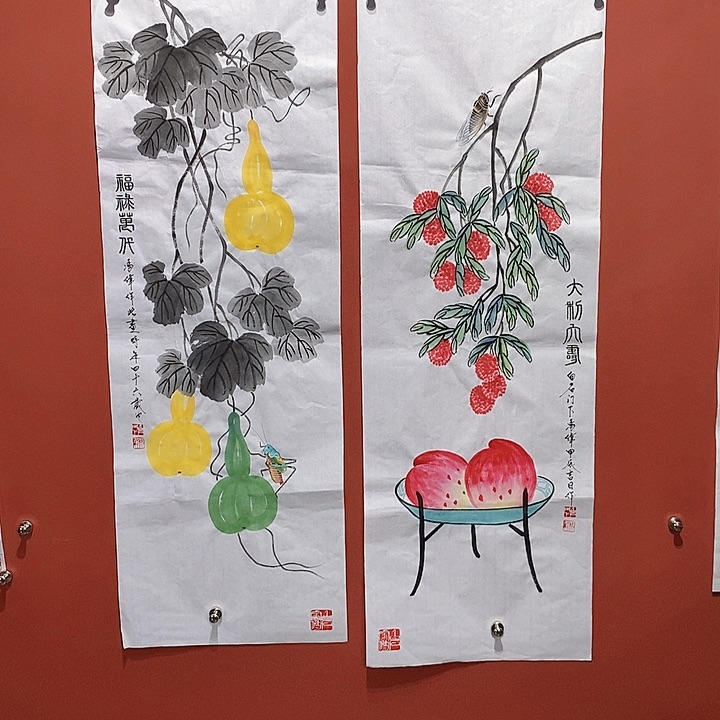 国画冯伟老师手绘国画作品音浩