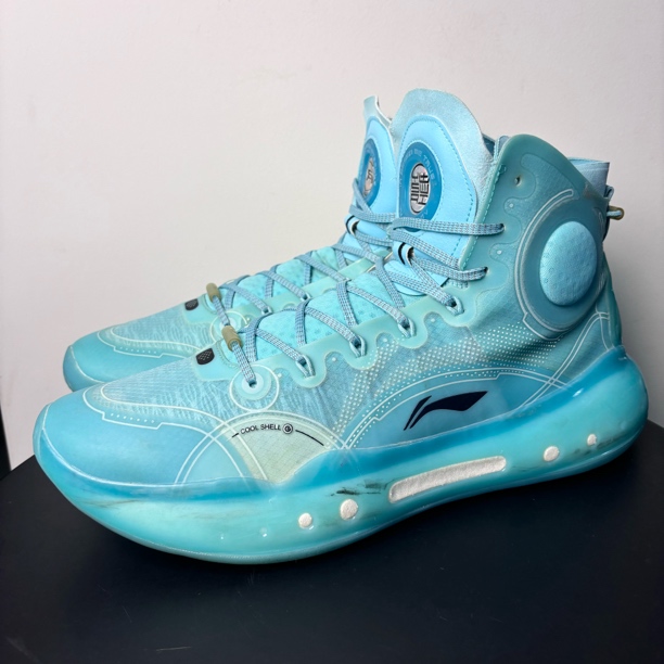 95新 LI-NING/李宁 45码 驭帅14䨻 保真 中古篮球鞋（内侧磨损