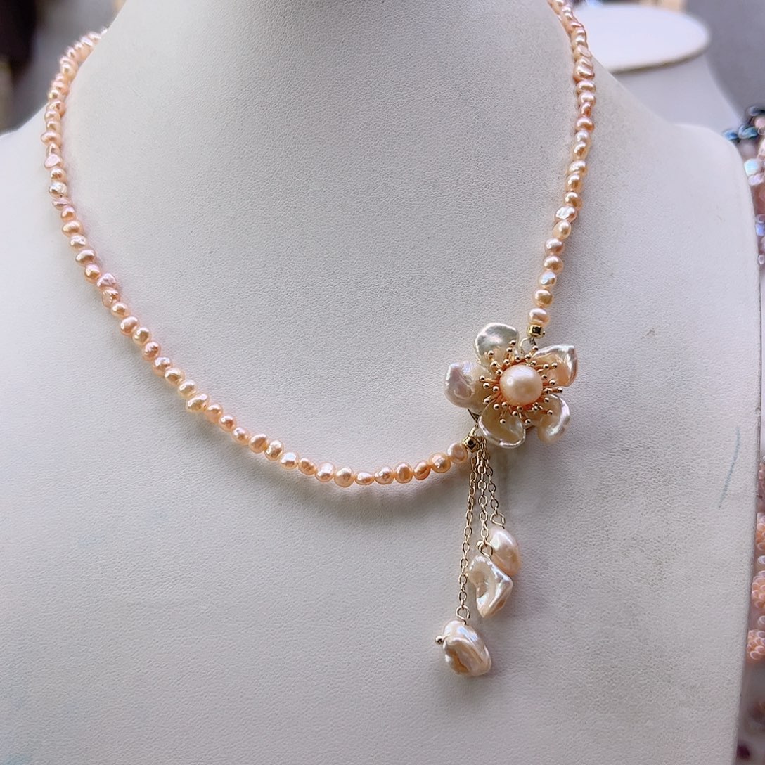 淡水珍珠手绳合金