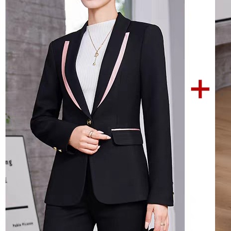 A区875高级感春秋款女士职业西装休闲气质正装