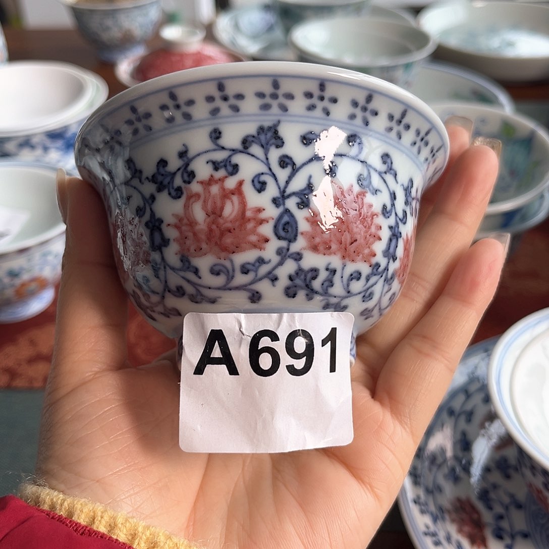 微瑕手工手绘茶具691