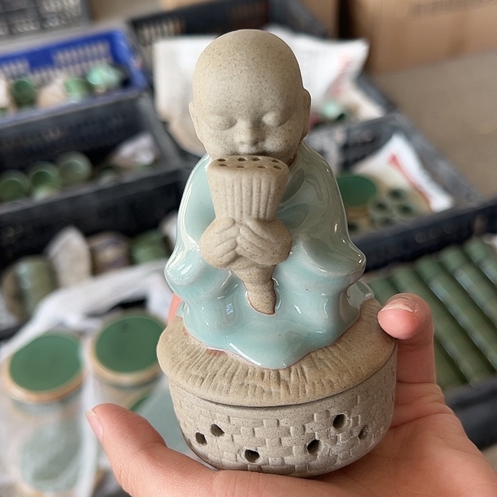 云间青瓷龙泉小米茶器