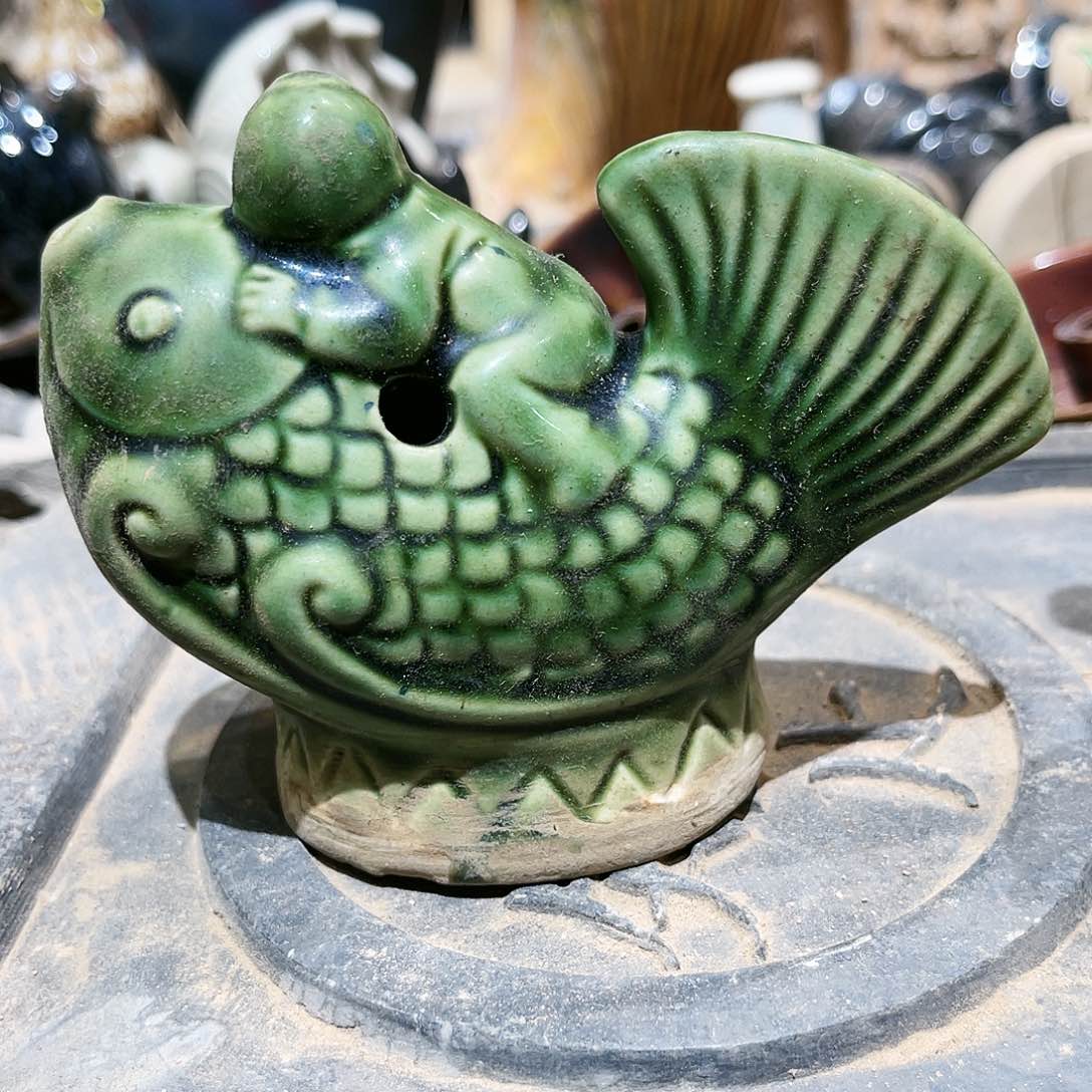 丨**子瓦当摆件茶台和小