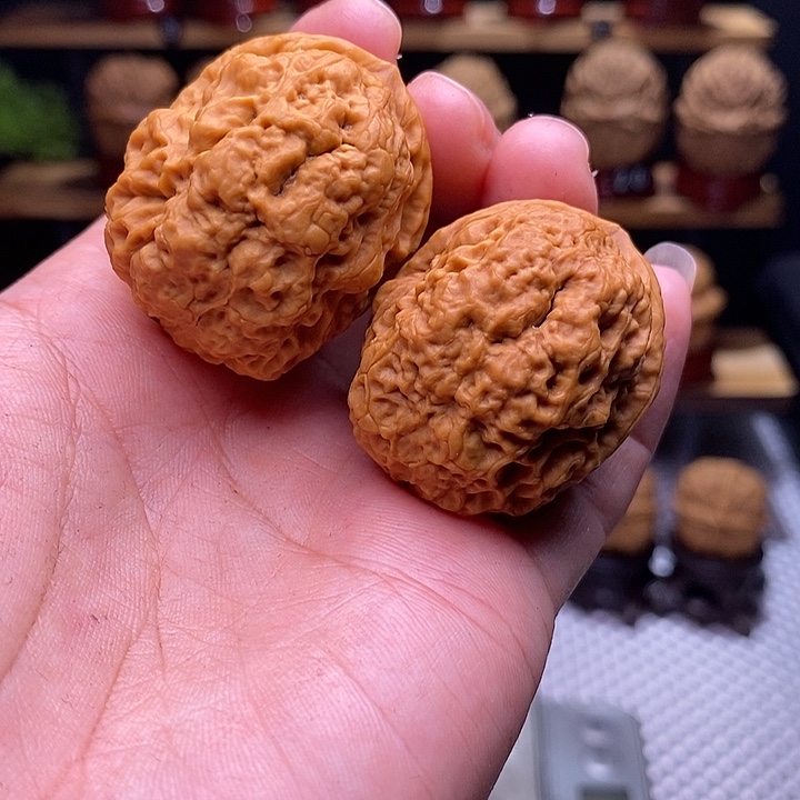 文玩核桃吊坠五毒蝉78