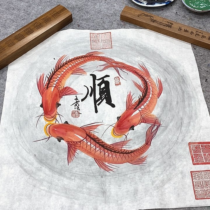 书法张文富老师国画精品