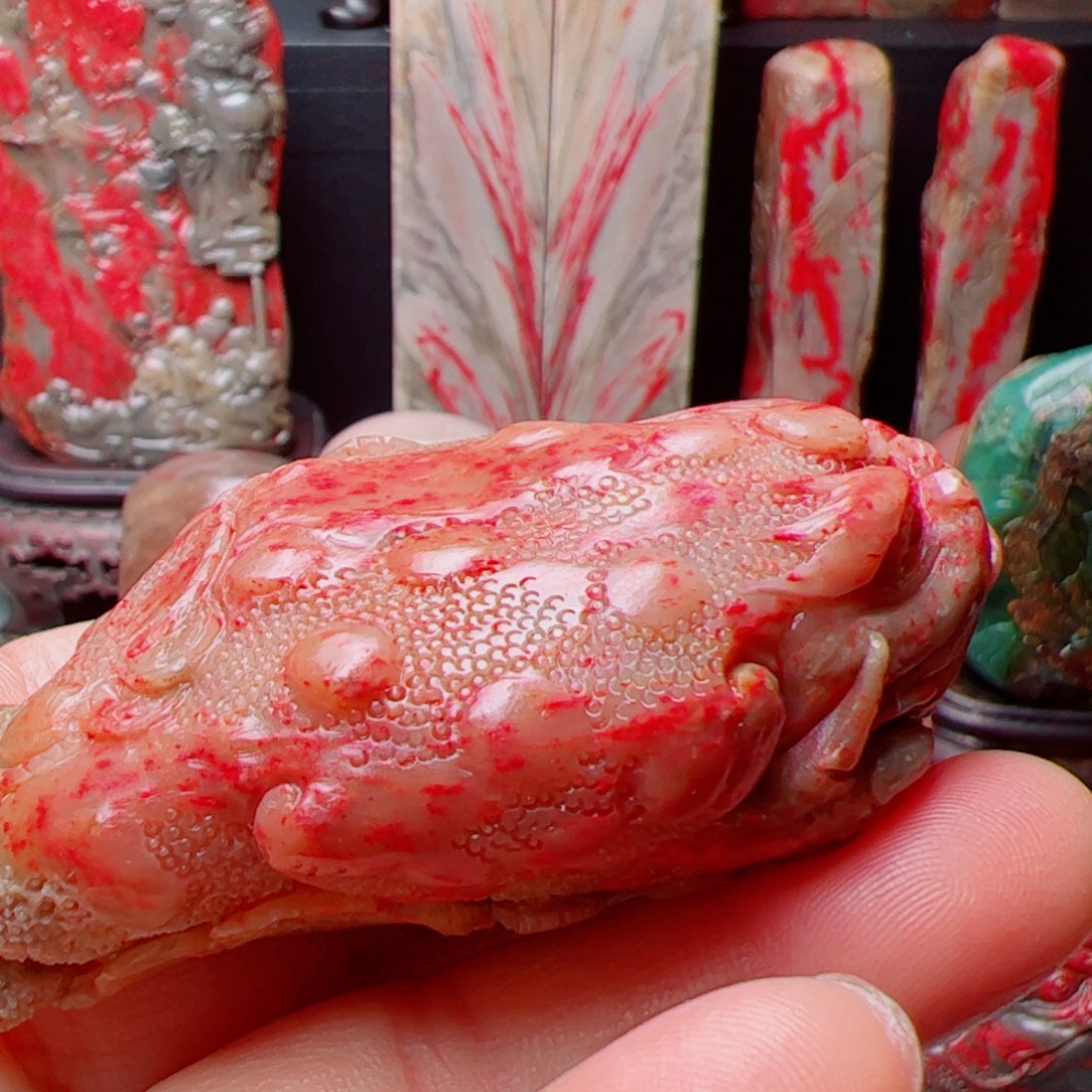 昌化石昌化鸡血石金蟾