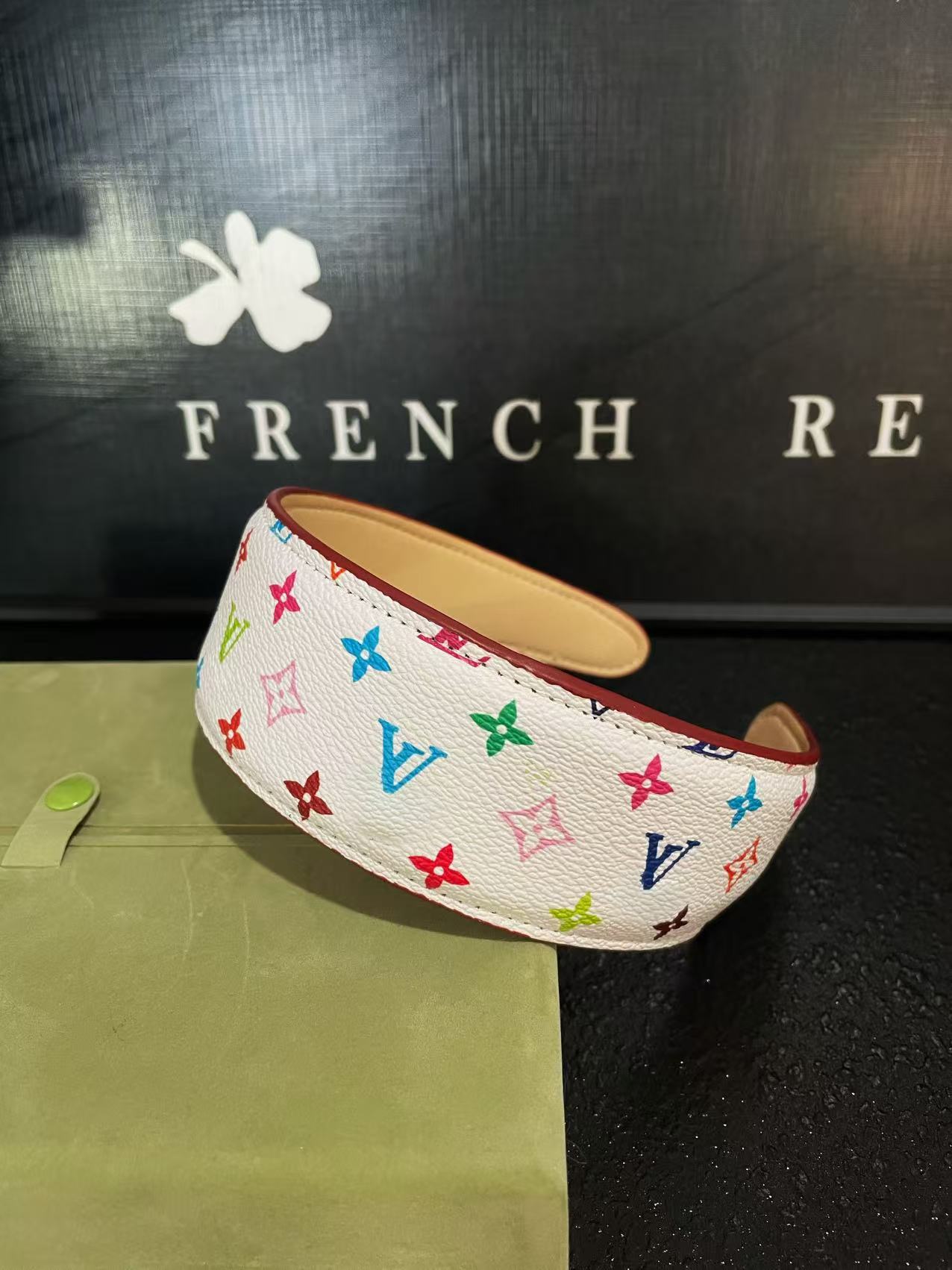 25S 老花 三彩 发箍 KK208