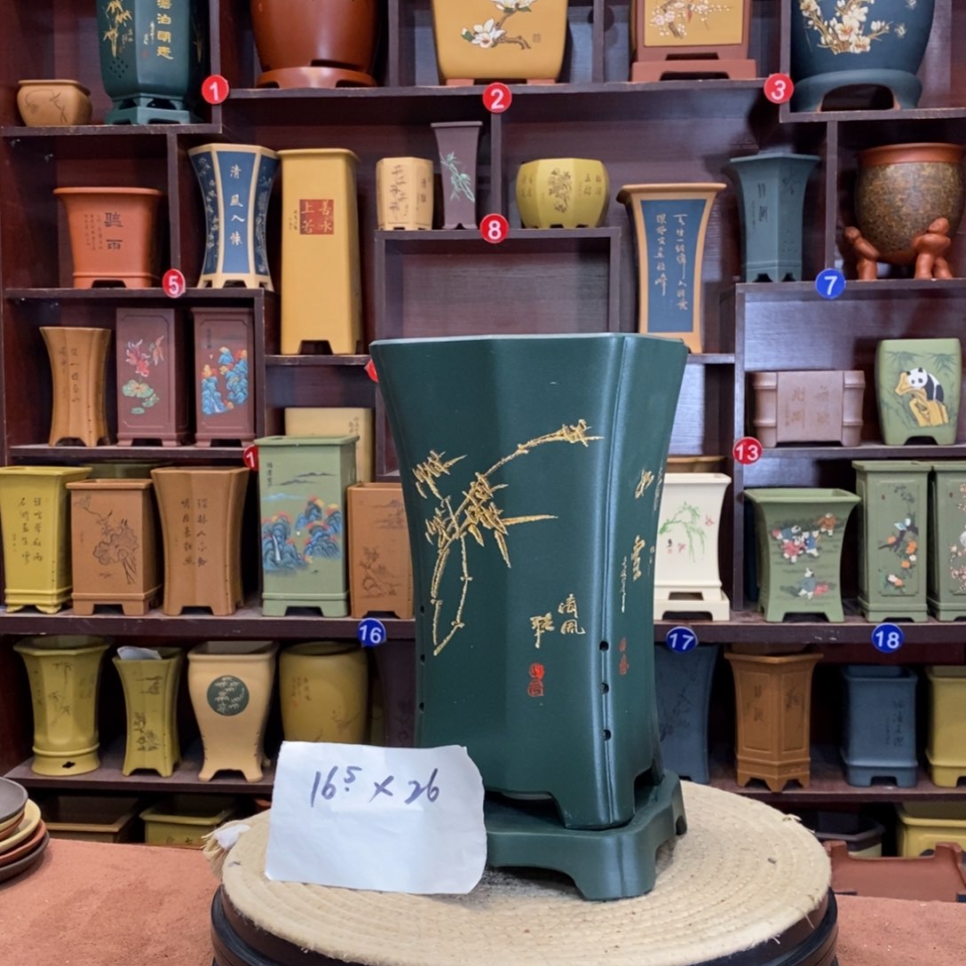 紫砂花盆紫砂花盆