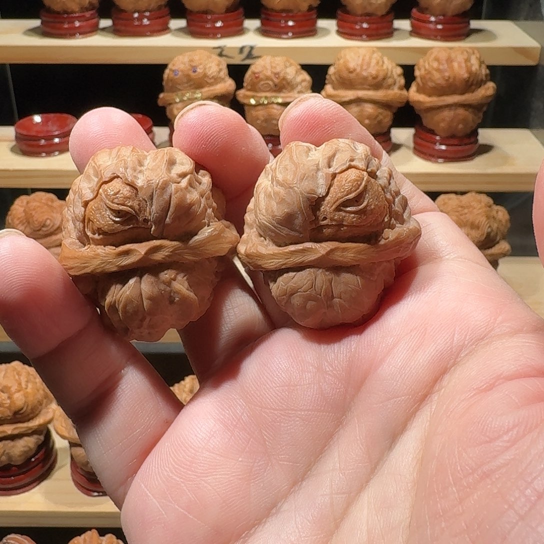 把件文玩核桃尺寸35破壳重生