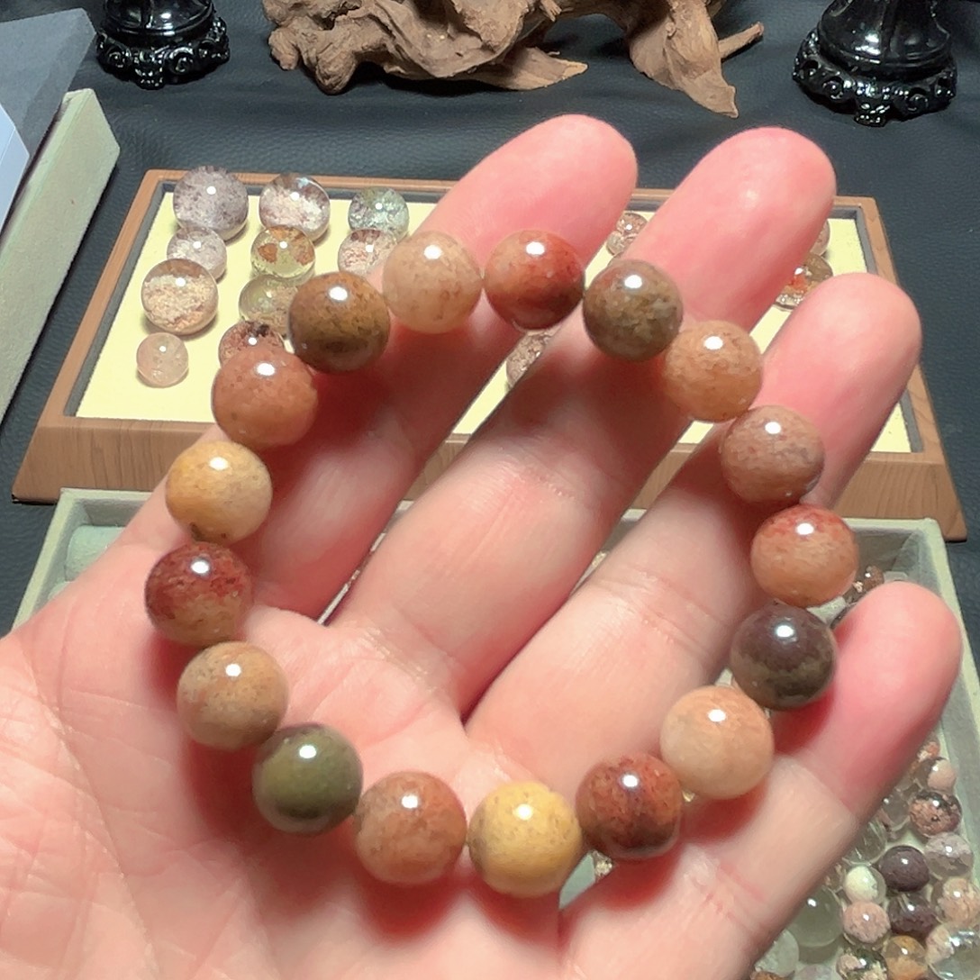 昆***制未镶嵌水晶手串手串