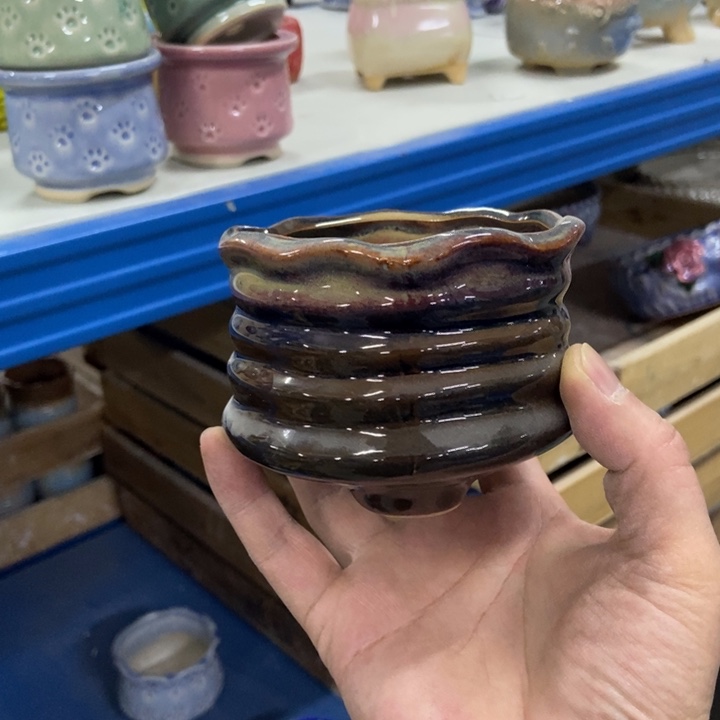 陶瓷花盆单场满9.9发9*7