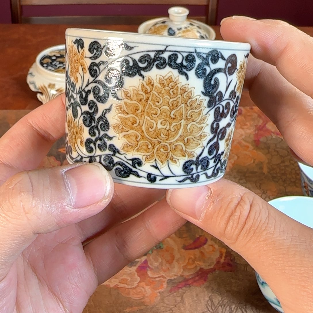 杯子景德镇手工手绘