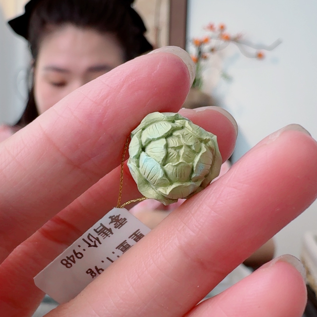 绿松石未镶嵌挂件