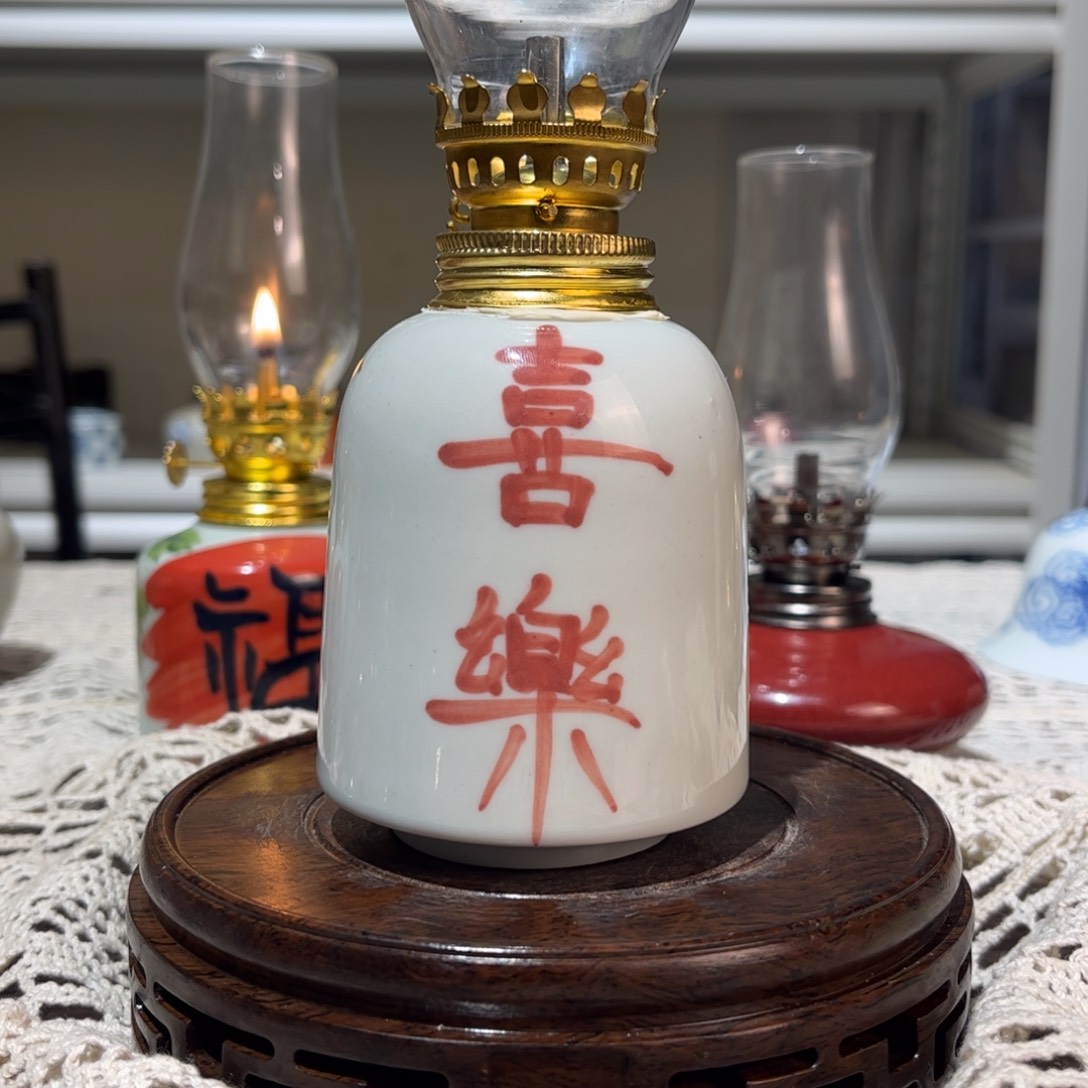 摆件景德镇陶瓷香薰灯