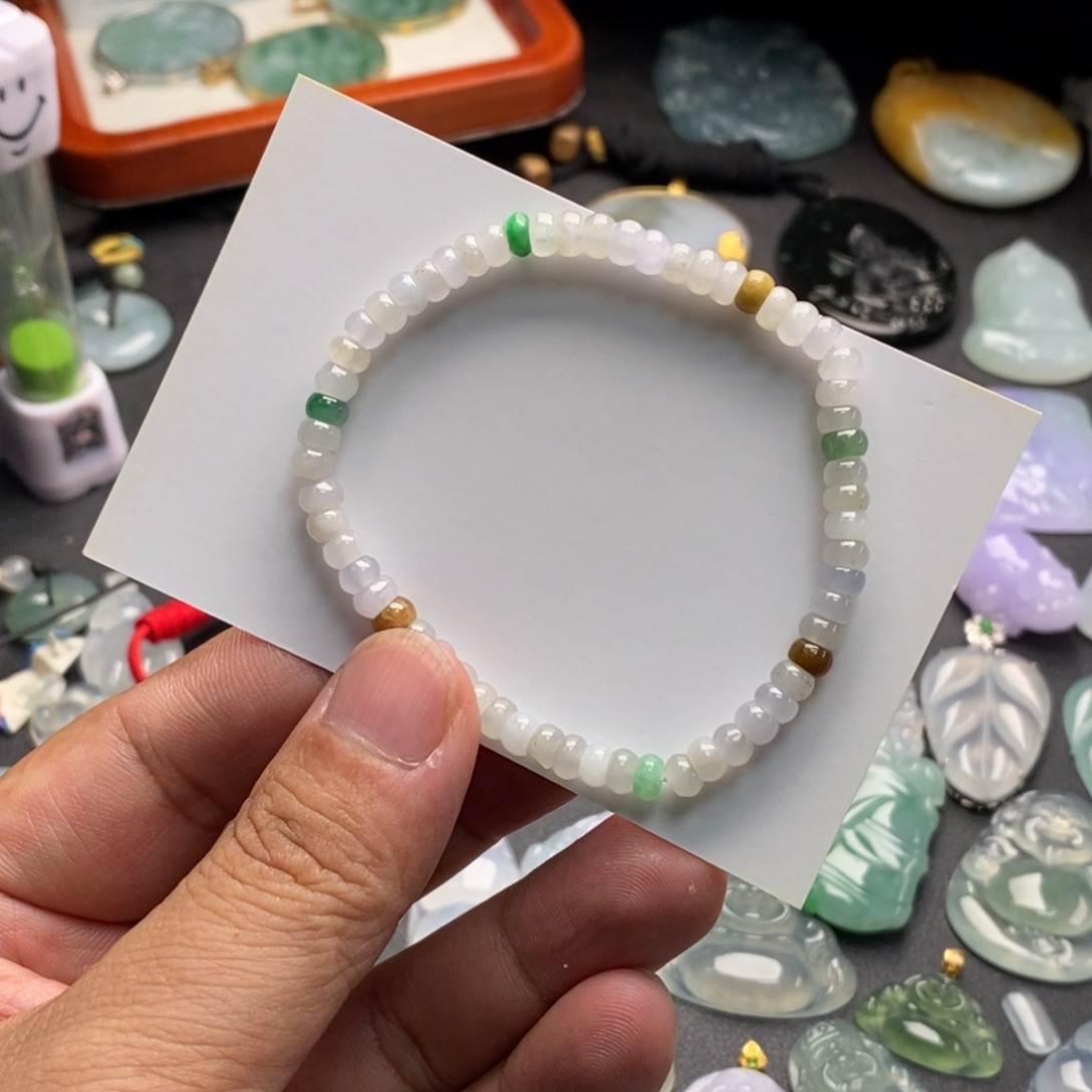 翡翠未镶嵌颈饰天然