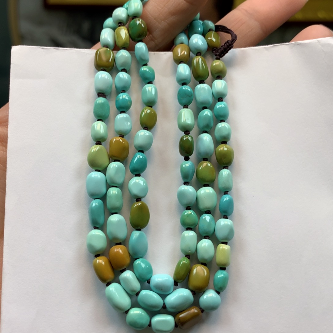 绿松石长链未镶嵌