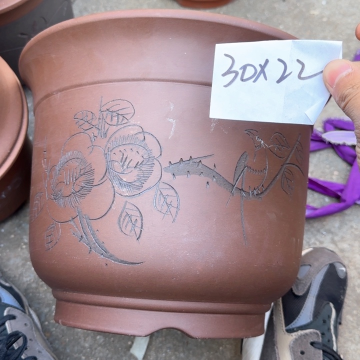 紫砂花盆特价清仓