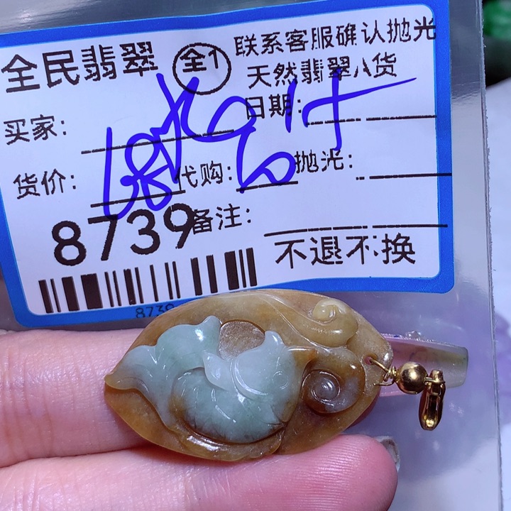 翡翠颈饰未镶嵌北**飞