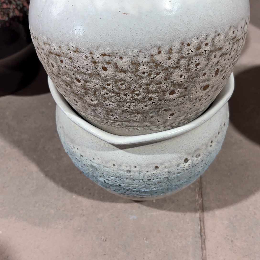 红陶花盆口20高18