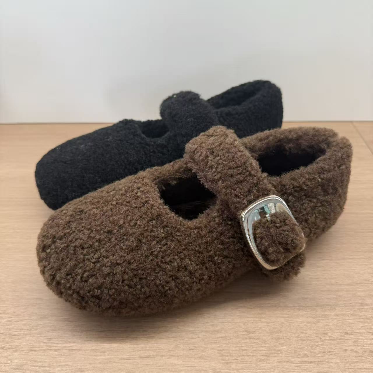 格子纯色韩版休闲风复古港风棉鞋潮流风少女风秋冬HD-706