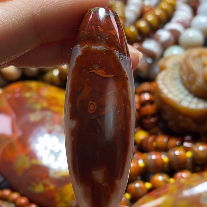 未镶嵌桶珠玛瑙/玉髓