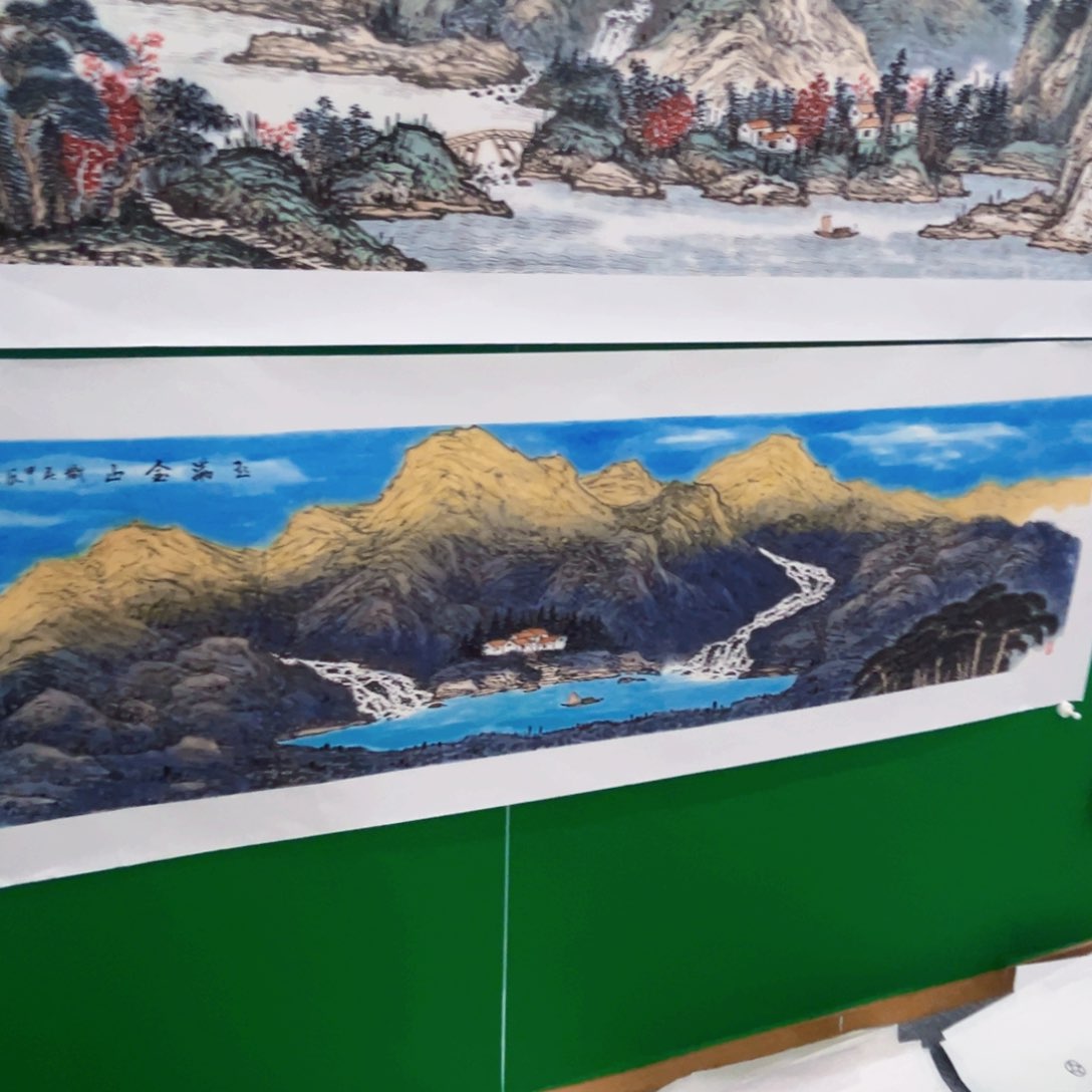 国画悠**在小六绘画作品