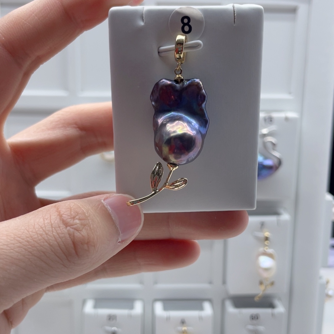 颈饰淡水珍珠合金