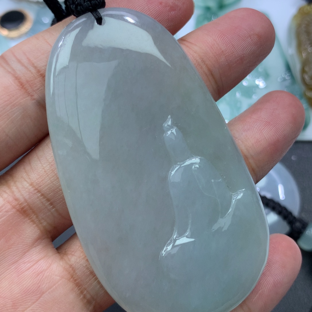 颈饰未镶嵌翡翠缅甸天然A货翡翠