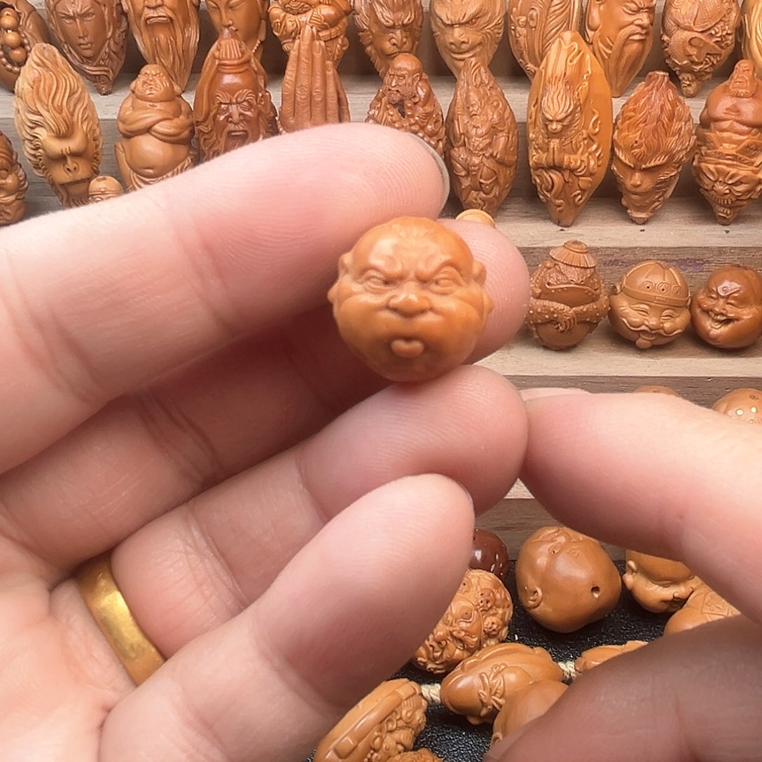 猴头核桃吊坠17百态