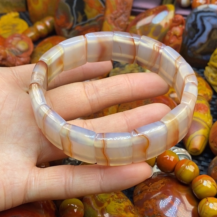 玛瑙/玉髓手链未镶嵌