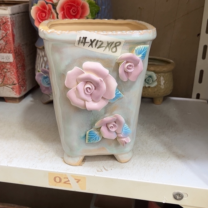 粗陶材质多肉花盆