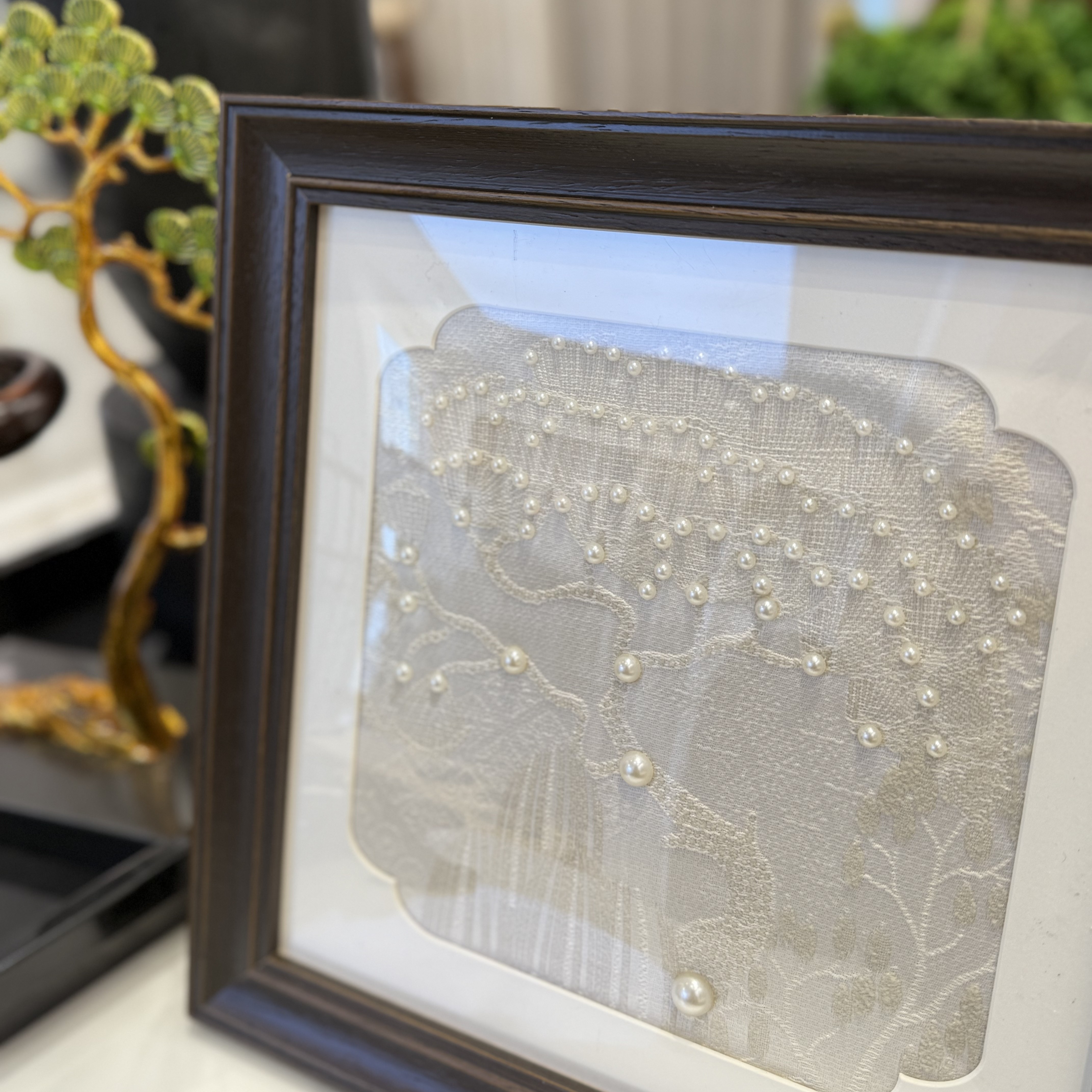 宋氏美学装饰画。DIY半成品！图案随机。自产窗帘布定制