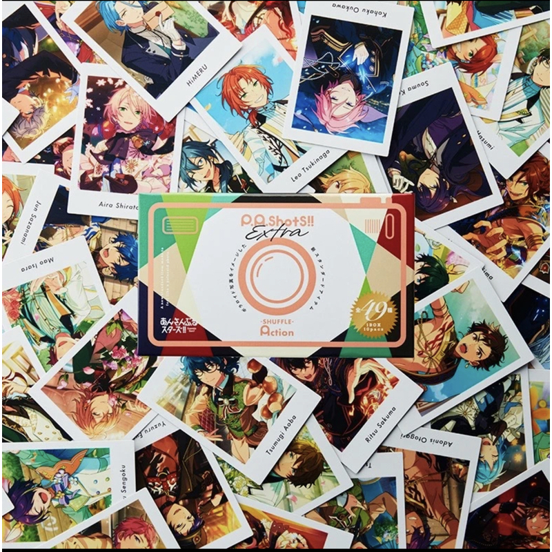 偶像梦幻祭es洗牌拍立得v10花前/花后收藏盲袋（一包3张 一盒10包