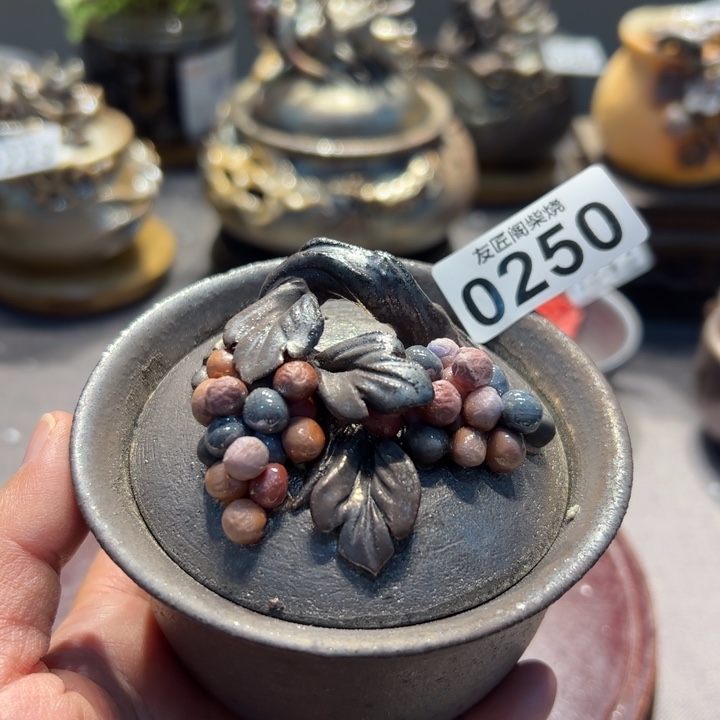 柴烧茶器，纯手工制作