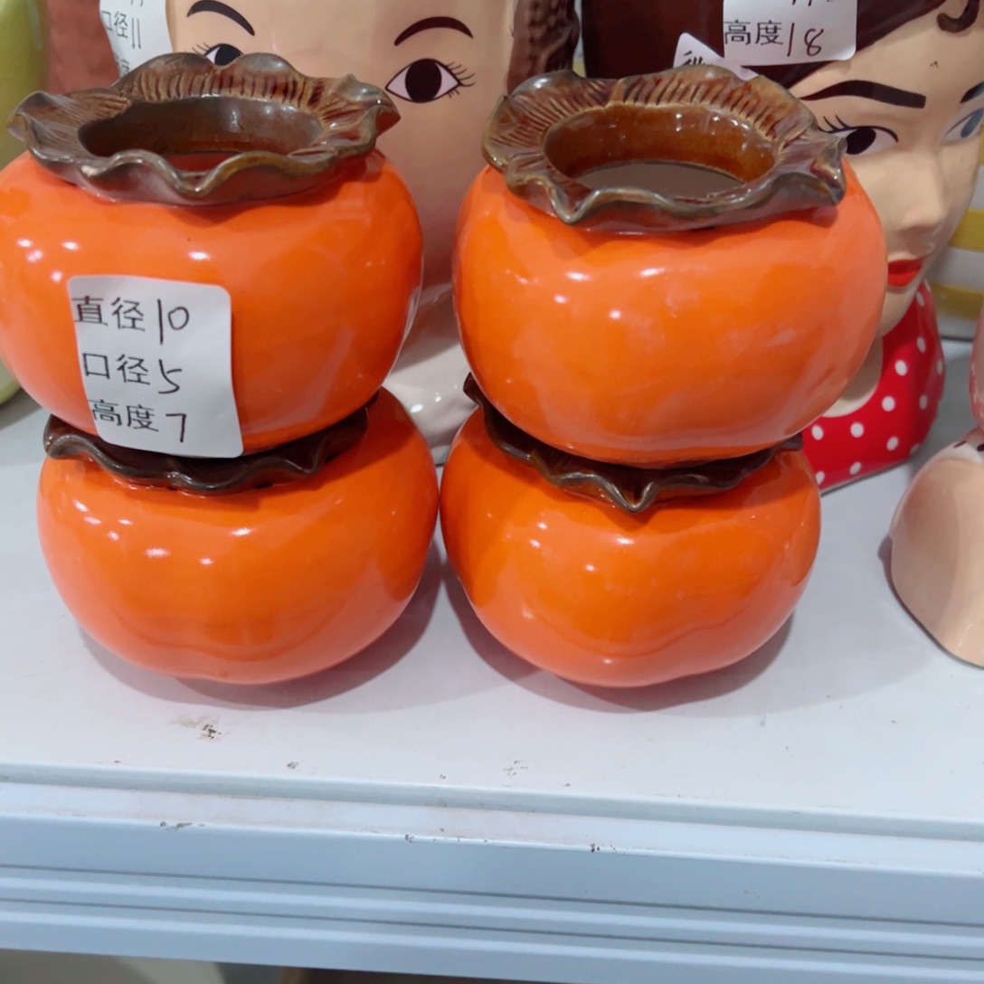 有孔，陶瓷花盆满10米包邮发货