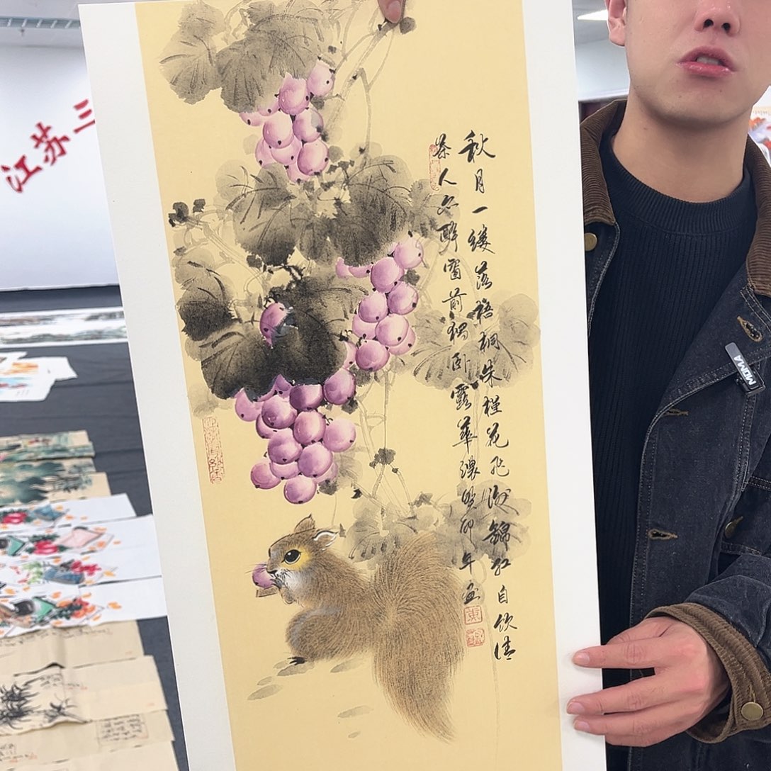 国画河*国画纯手工作品