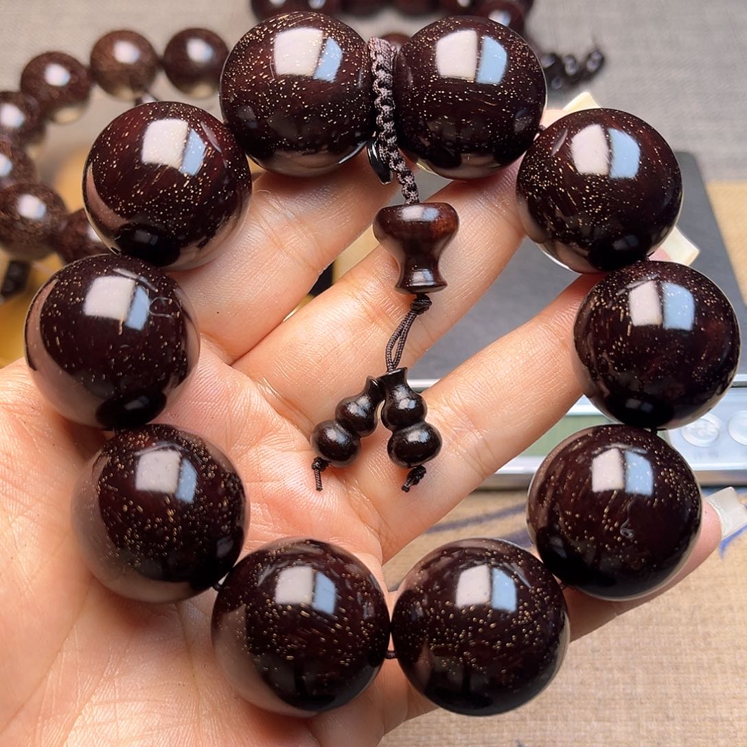 檀香紫檀（小叶紫檀）2.5 10颗满星