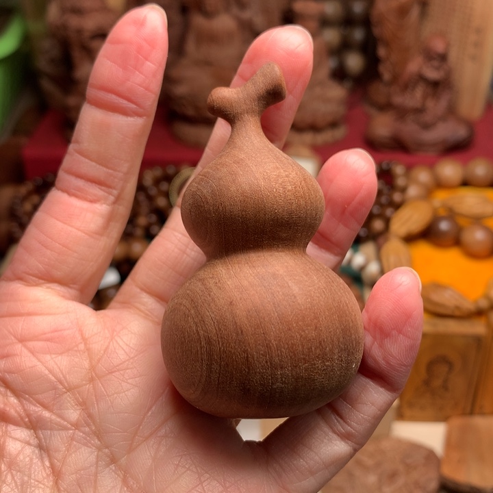把件檀香木老山檀葫芦