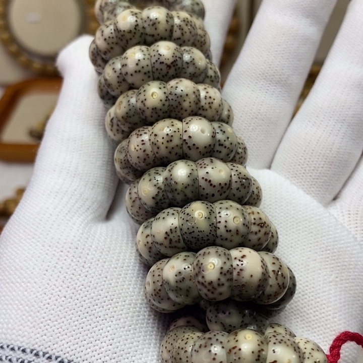 星月菩提吊坠石玉10糯冰大肠