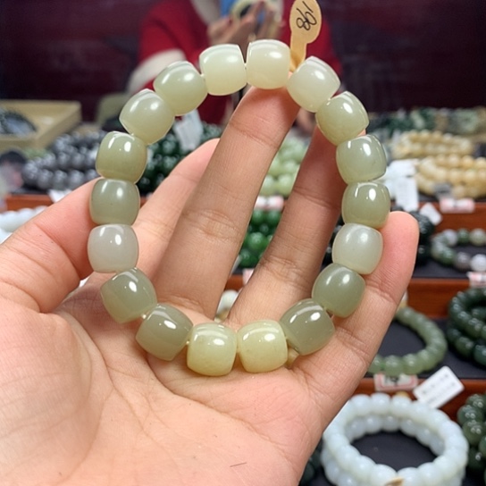 和田玉手链未镶嵌