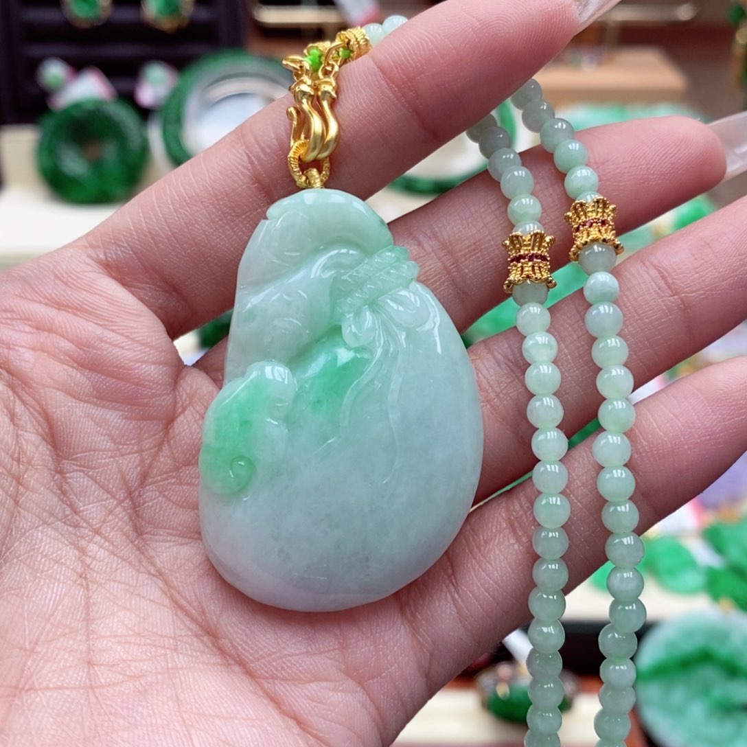 颈饰未镶嵌翡翠翡翠吊坠