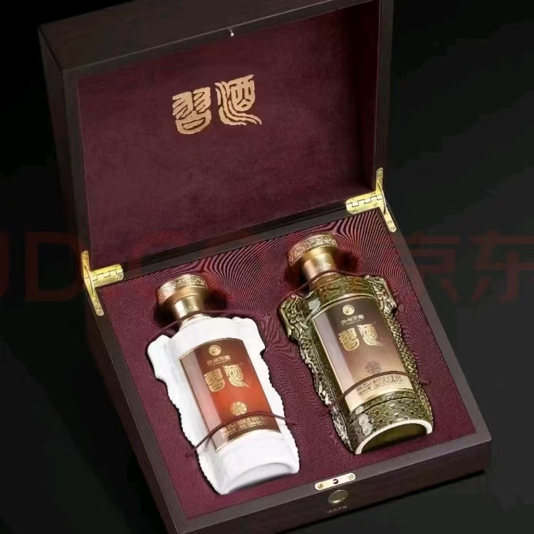 习酒双龙会 酱香型白酒 贵州习酒股份有限公司53度500ml*2