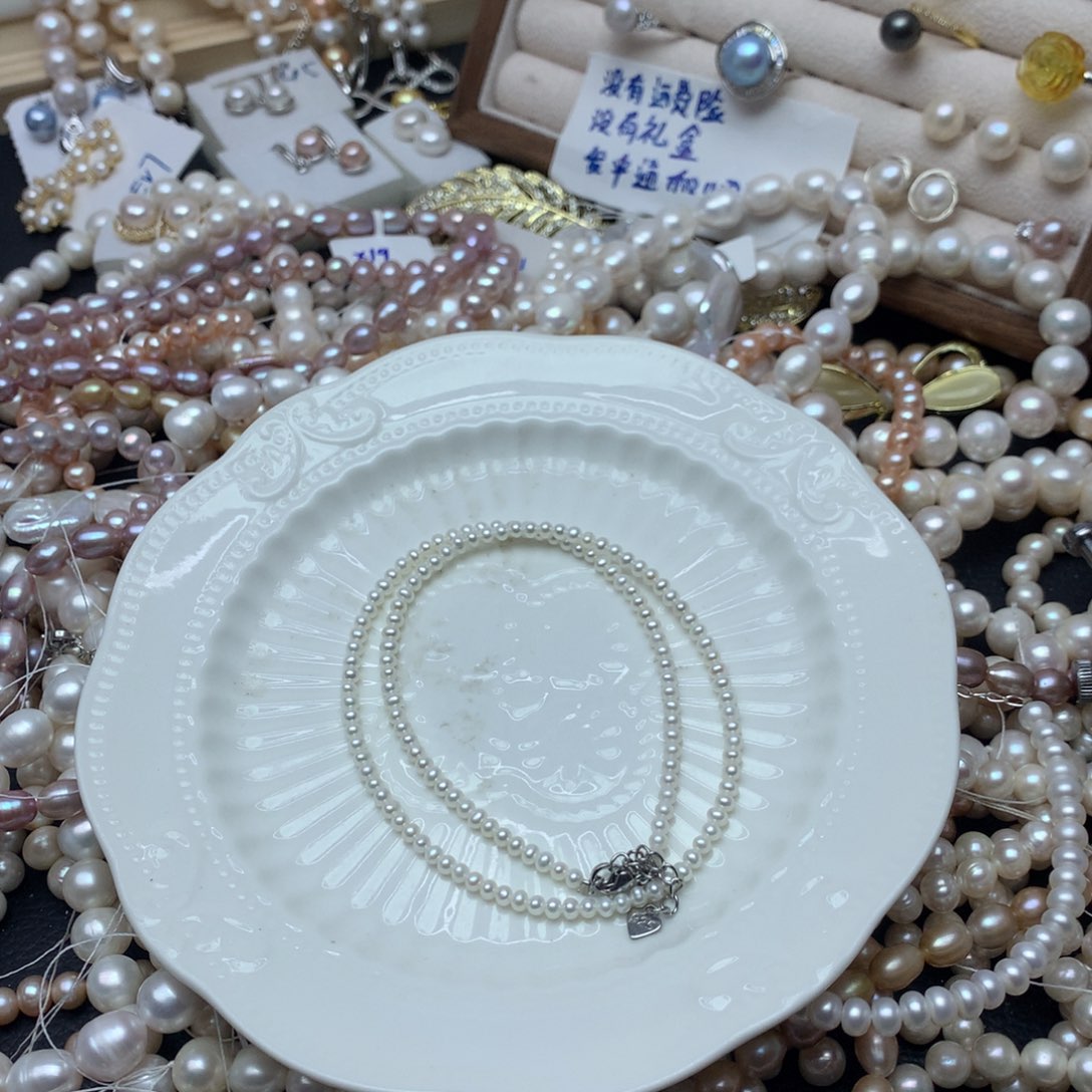 淡水珍珠3-4未镶嵌x16拆手链