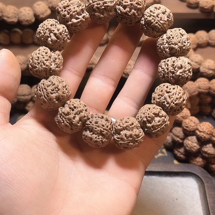 金刚菩提吊坠爆肉双龙蜂王22尺