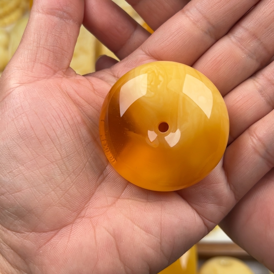 蜜蜡未镶嵌颈饰纯天然琥珀蜜蜡
