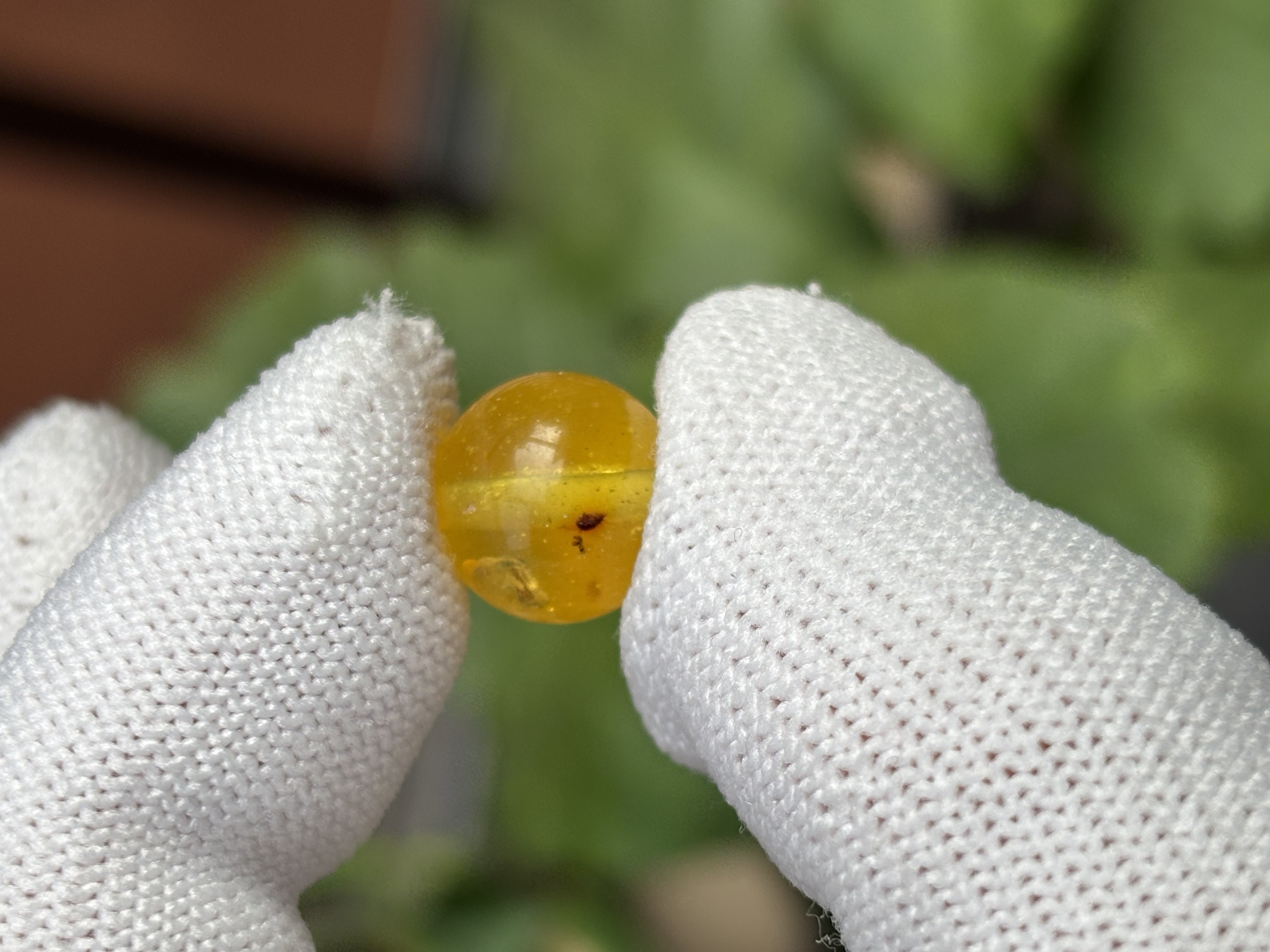 5236天然蜜蜡琥珀圆珠11.4mm