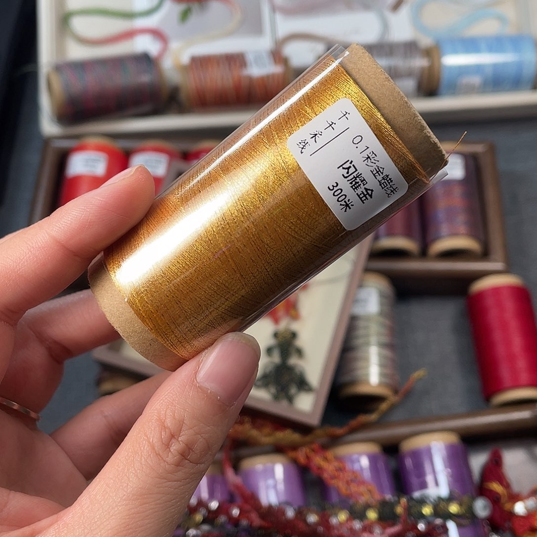 聚酯纤维0.1闪耀蜡金